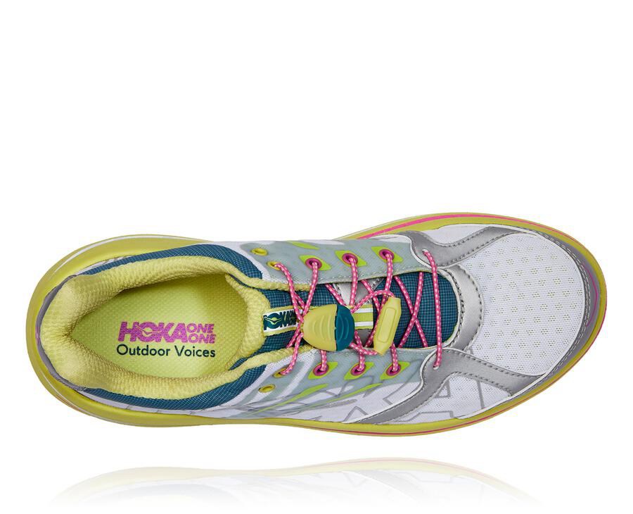 Hoka One One Koşu Ayakkabısı Kadın Beyaz - Ov X Bondi B - TC5230184